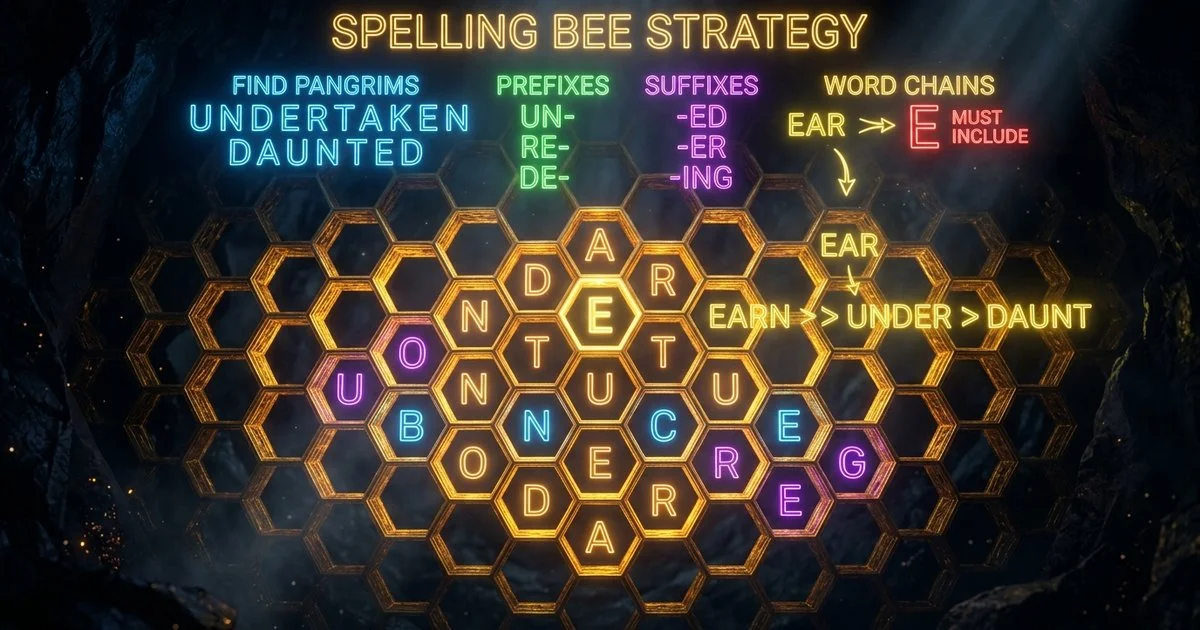 The Pangram Formula: How Morphological Chunking Unlocks Genius Tier in Spelling Bee - Strategy & Guide
